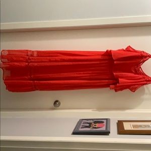 Coral Ashley Nell Tipton cold shoulder maxi dress